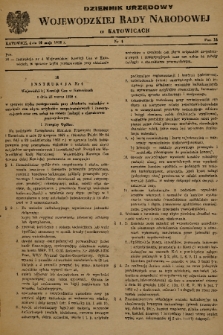 Dziennik Urzędowy Wojewódzkiej Rady Narodowej w Katowicach. 1958, nr 4