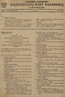 Dziennik Urzędowy Wojewódzkiej Rady Narodowej w Katowicach. 1961, nr 13