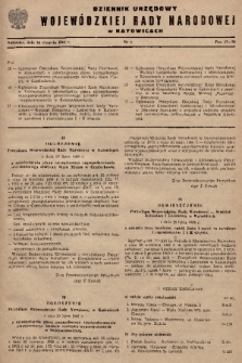 Dziennik Urzędowy Wojewódzkiej Rady Narodowej w Katowicach. 1966, nr 6