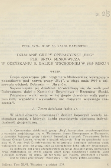 Bellona : dwumiesięcznik wojskowy wydawany przez Wojskowy Instytut Naukowo-Oświatowy. R.17, T.46, 1935, Zeszyt 2-3