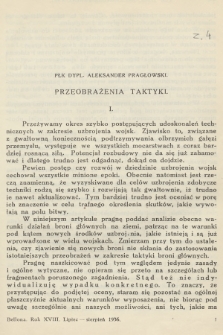 Bellona : dwumiesięcznik wojskowy wydawany przez Wojskowy Instytut Naukowo-Oświatowy. R.18, 1936, Zeszyt 4