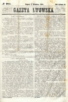 Gazeta Lwowska. 1864, nr 281