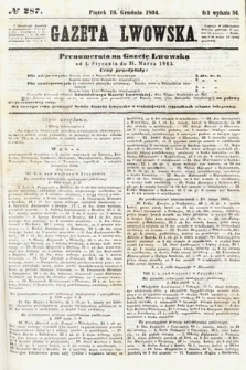 Gazeta Lwowska. 1864, nr 287