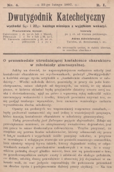 Dwutygodnik Katechetyczny. R.1, 1897, nr 4
