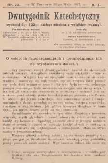 Dwutygodnik Katechetyczny. R.1, 1897, nr 10