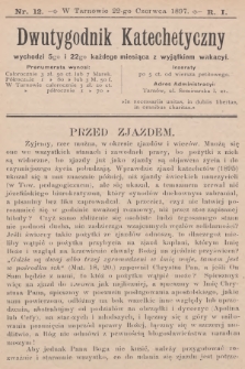 Dwutygodnik Katechetyczny. R.1, 1897, nr 12