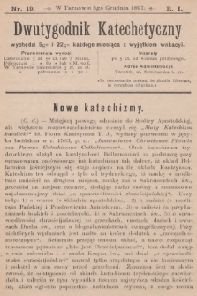 Dwutygodnik Katechetyczny. R.1, 1897, nr 19