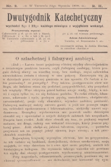 Dwutygodnik Katechetyczny. R.2, 1898, nr 2