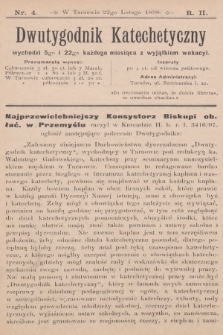 Dwutygodnik Katechetyczny. R.2, 1898, nr 4