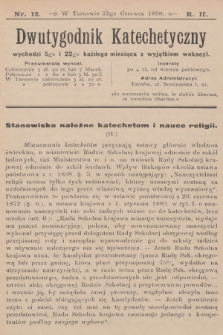 Dwutygodnik Katechetyczny. R.2, 1898, nr 12