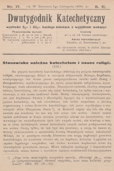 Dwutygodnik Katechetyczny. R.2, 1898, nr 17