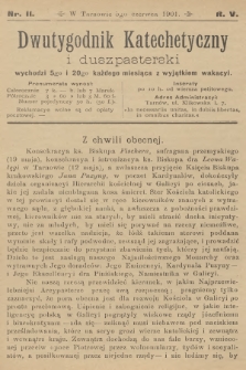 Dwutygodnik Katechetyczny i Duszpasterski. R.5, 1901, nr 11