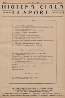 Higjena Ciała i Sport. R.2, 1926, nr 13