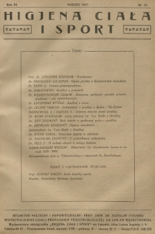 Higjena Ciała i Sport. R.3, 1927, nr 19