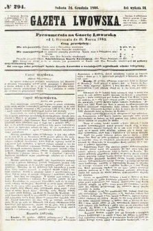 Gazeta Lwowska. 1864, nr 294