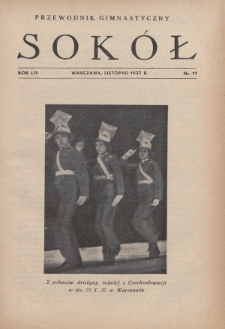 Przewodnik Gimnastyczny „Sokół”. R.54 (1937), nr 11