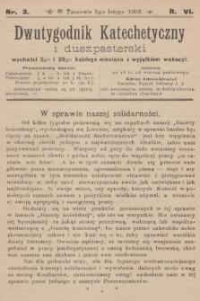 Dwutygodnik Katechetyczny i Duszpasterski. R.6, 1902, nr 3