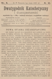 Dwutygodnik Katechetyczny i Duszpasterski. R.6, 1902, nr 9