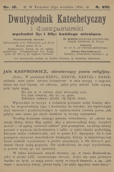 Dwutygodnik Katechetyczny i Duszpasterski. R.8, 1904, nr 18