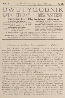 Dwutygodnik Katechetyczny i Duszpasterski. R.10, 1906, nr 9
