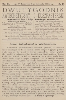 Dwutygodnik Katechetyczny i Duszpasterski. R.10, 1906, nr 21