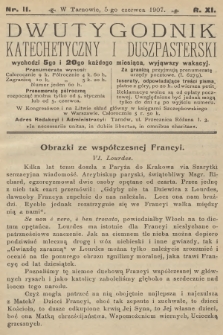 Dwutygodnik Katechetyczny i Duszpasterski. R.11, 1907, nr 11