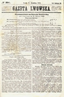 Gazeta Lwowska. 1864, nr 296