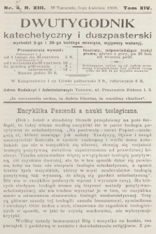 Dwutygodnik Katechetyczny i Duszpasterski. R.13, T.14, 1909, nr 5