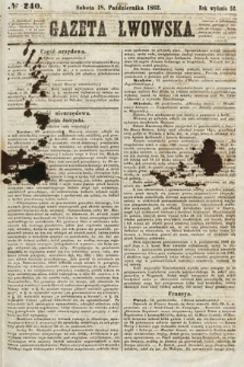 Gazeta Lwowska. 1862, nr 240