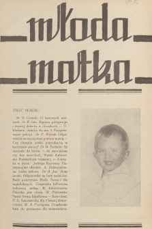 Młoda Matka. [R.12], [1938], nr 3