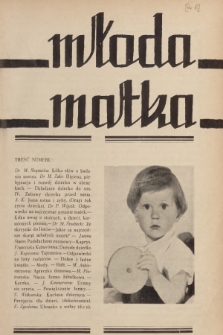 Młoda Matka. [R.12], [1938], nr 6