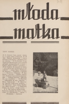 Młoda Matka. [R.12], [1938], nr 9