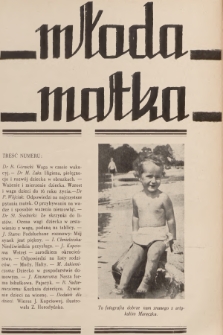 Młoda Matka. [R.12], [1938], nr 11