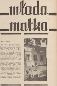 Młoda Matka. [R.12], [1938], nr 15