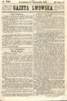 Gazeta Lwowska. 1862, nr 247