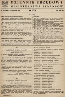 Dziennik Urzędowy Ministerstwa Finansów. 1950, nr 33