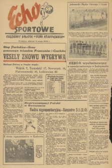 Echo Sportowe : codzienny dodatek „Echa Krakowskiego”. 1949, wydanie z 3 maja