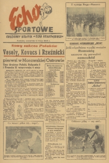 Echo Sportowe : codzienny dodatek „Echa Krakowskiego”. 1949, wydanie z 5 maja