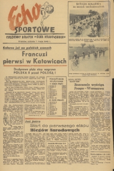 Echo Sportowe : codzienny dodatek „Echa Krakowskiego”. 1949, wydanie z 7 maja