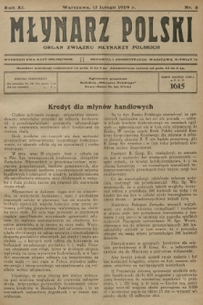 Młynarz Polski : organ Związku Młynarzy Polskich. R.11, 1929, nr 3 + wkładka