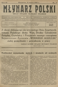 Młynarz Polski : organ Związku Młynarzy Polskich. R.11, 1929, nr 6