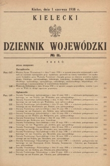 Kielecki Dziennik Wojewódzki. 1938, nr 11