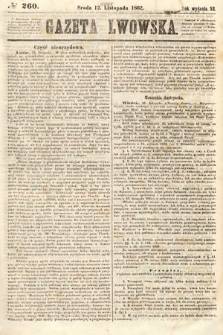 Gazeta Lwowska. 1862, nr 260