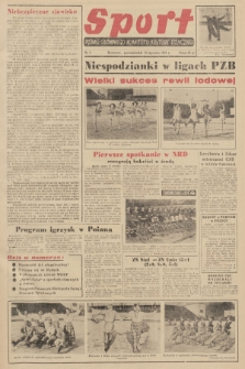 Sport : pismo Głównego Komitetu Kultury Fizycznej. 1951, nr 5