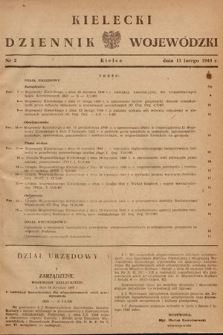 Kielecki Dziennik Wojewódzki. 1949, nr 2