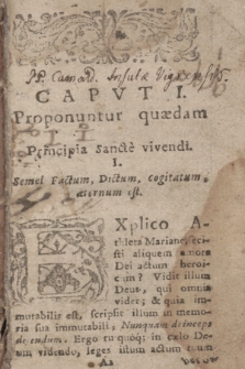 Palæstra Pietatis : Continens Documenta Sancte vivendi & moriendi Athletis Marianis, In Sodalitate Immaculate Conceptæ Virginis Deiparæ, Ad Collegium Posnaniense Soc. Iesu Aperta