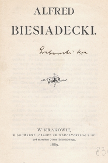 Alfred Biesiadecki