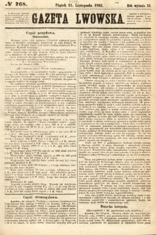 Gazeta Lwowska. 1862, nr 268