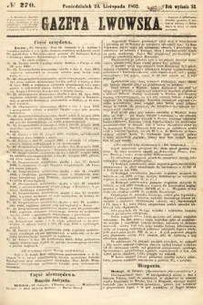 Gazeta Lwowska. 1862, nr 270