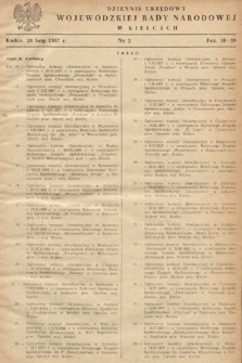 Dziennik Urzędowy Wojewódzkiej Rady Narodowej w Kielcach. 1957, nr 2